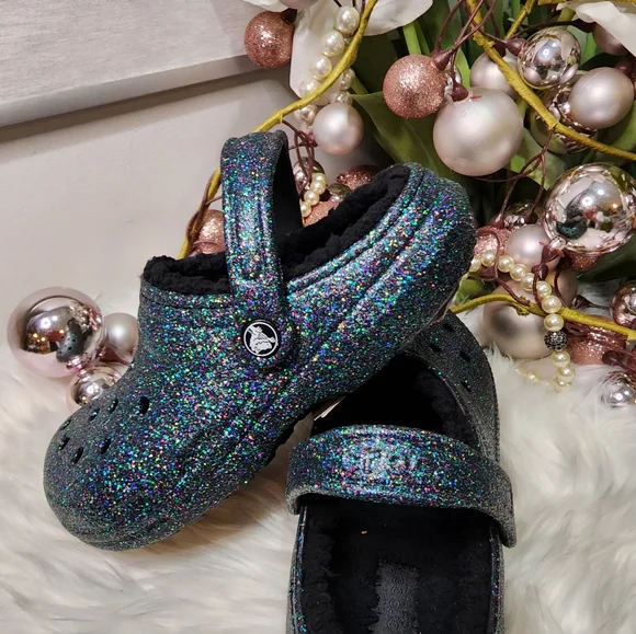 Crocs Classic Lined Clog - GlitterWomen new - Picture 6 of 10